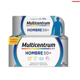 MULTICENTRUM HOMBRE 50+ 90 COMPRIMIDOS