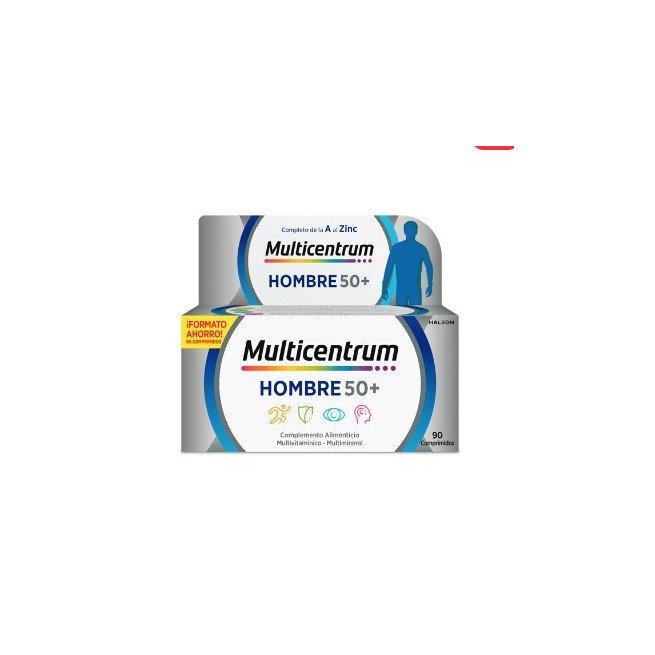 MULTICENTRUM HOMBRE 50+ 90 COMPRIMIDOS