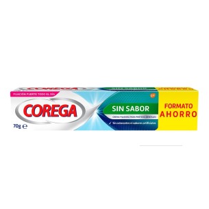 Corega Crema de Fijación Fuerte Sin Sabor 70Gr