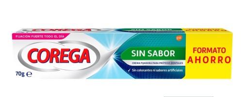 Corega Crema de Fijación Fuerte Sin Sabor 70Gr