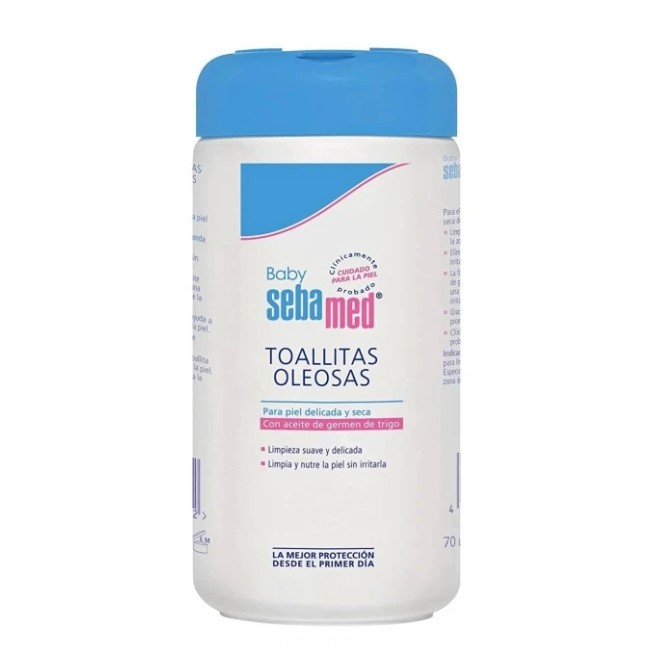 Sebamed® Baby Toallitas Oleosas 70Uds