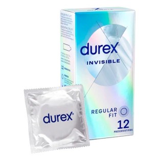 Durex® Invisible Extra Fino Extra Sensitivo 12Uds