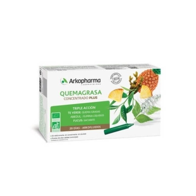 Arkopharma Arkofluido Quemagrasa Concentrado Plus Bio 20 Días