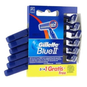 Gillette Blue 2 Fijas 5+1