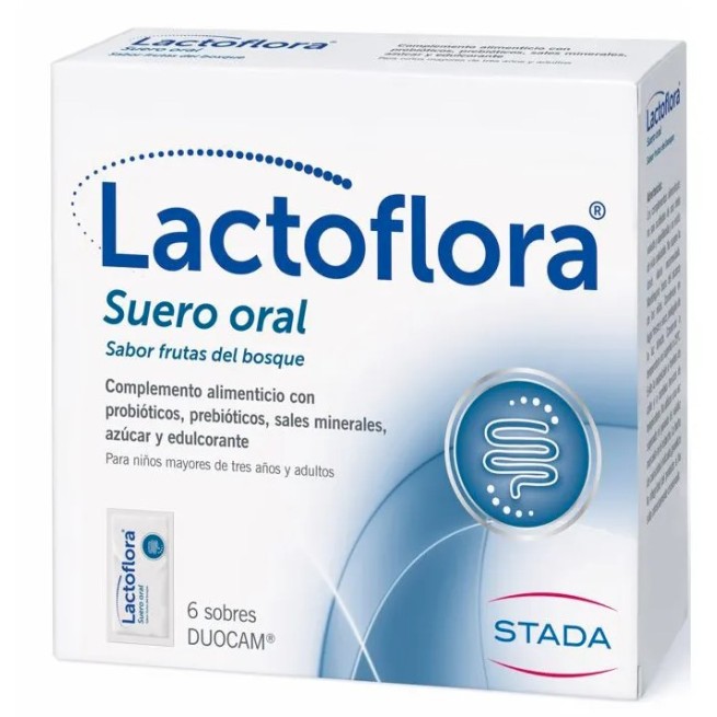 Lactoflora® Suero Oral Sabor Frutos Del Bosque 6 Sobres