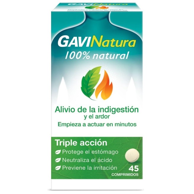 GaviNatura Alivio de la Indigestión y el Ardor 45 Comprimidos