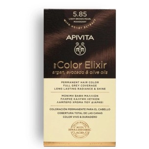 APIVITA COLOR ELIXIR 5.85 CASTAÑO CLARO PERLADO CAOBA