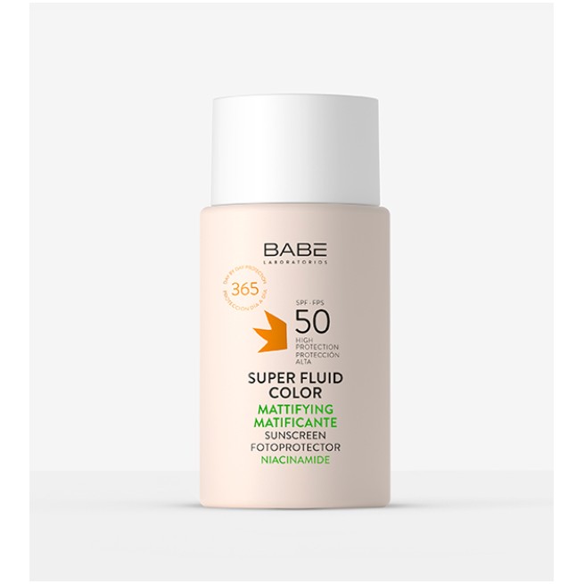 Babe Super Fluid Color Matificante FPS 50 50 Ml