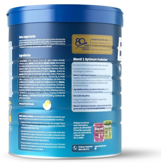 Blemil Optimum Evolution 1 800 Gr