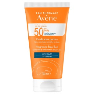 Avène Solar Fluido Sin Perfume Spf50+ 50 ml