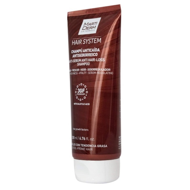 Martiderm Champú Anticaída Antiseborreico 200 ml