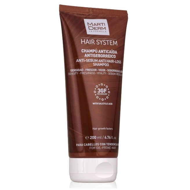 Martiderm Champú Anticaída Antiseborreico 200 ml