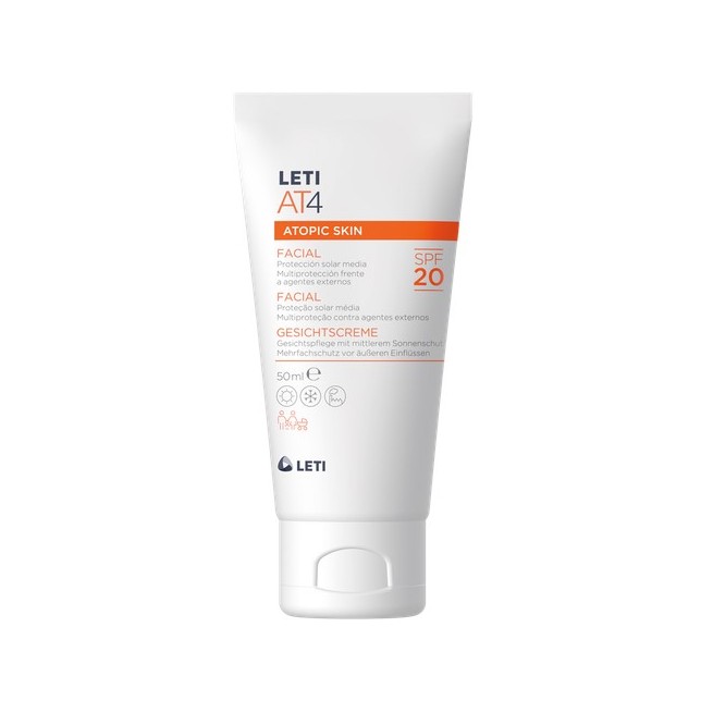 Leti At-4 Crema Facial Spf 20 Crema 50 ml