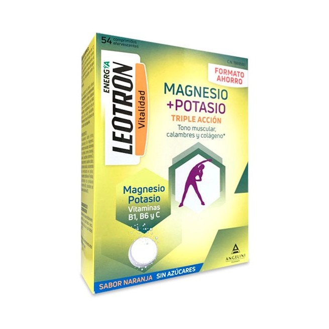 Leotron Magnesio + Potasio 54 Comprimidos