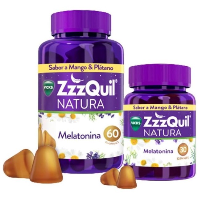 Zzzquil Natura 90 Gominolas Sabor Mango y Plátano