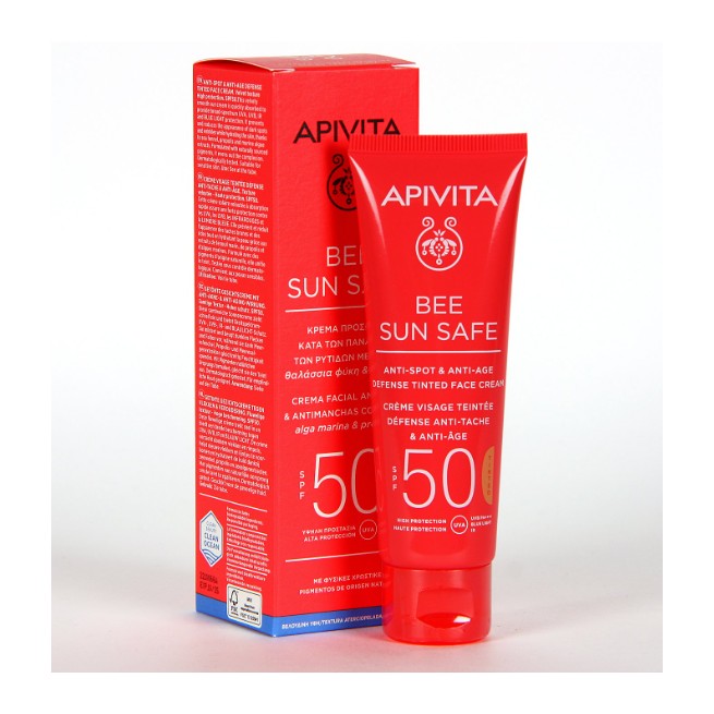 Apivita Bee Sun Safe Antiedad Color Fps 50 50 Ml