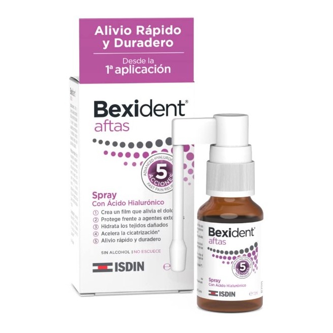 Bexident® Aftas Spray Bucal Protector 15Ml