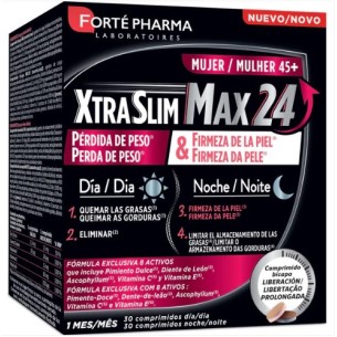 Forté Pharma Xtraslim Max 24 Mujer 45+ 30 Comprimidos