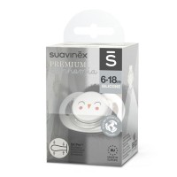 Suavinex Chupete Silicona Premium Tetina Fisiologico 4-18 Meses