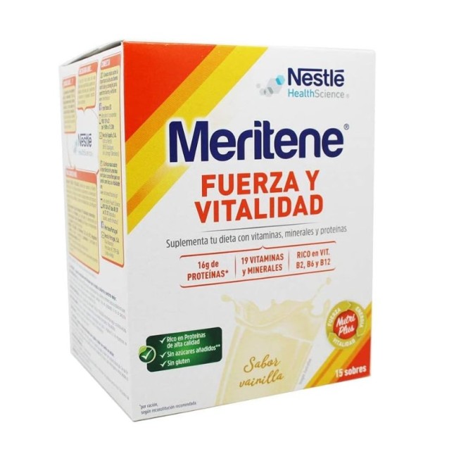 Meritene Vainilla 15 Sobres 30 Gr