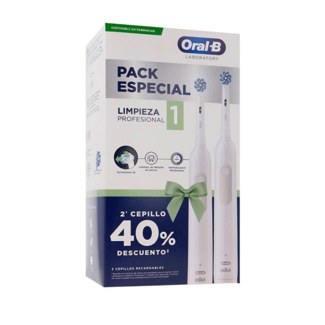 Oral B Cepilo Electrico Limpieza Profesional 1 Duplo