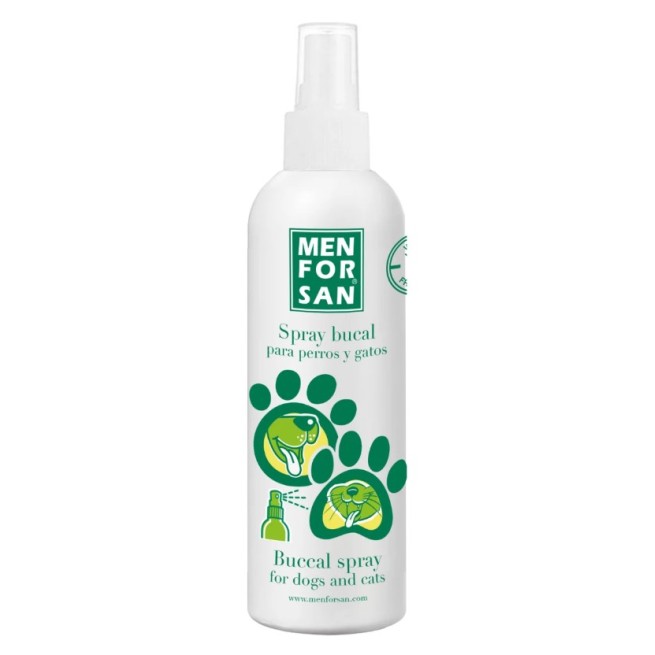 MenForSan Spray Bucal Para Perros Y Gatos 125 Ml