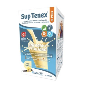 Sup Tenex Plus Energía y Vitalidad Sabor Vainilla 15 Sobres
