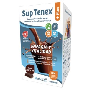 Sup Tenex Plus Energía y Vitalidad Sabor Chocolate 15 Sobres