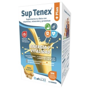 Sup Tenex Plus Energía y Vitalidad Sabor Plátano 15 Sobres