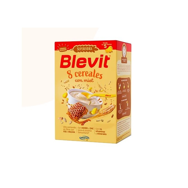 Blevit 8 Cereales Con Miel 2x250 Gr