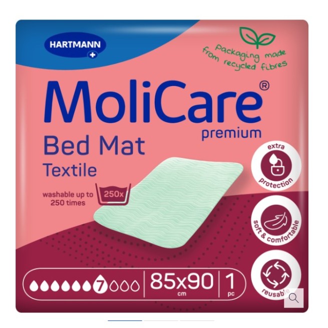 Molicare Bed Mat Textile 75x85 Cm