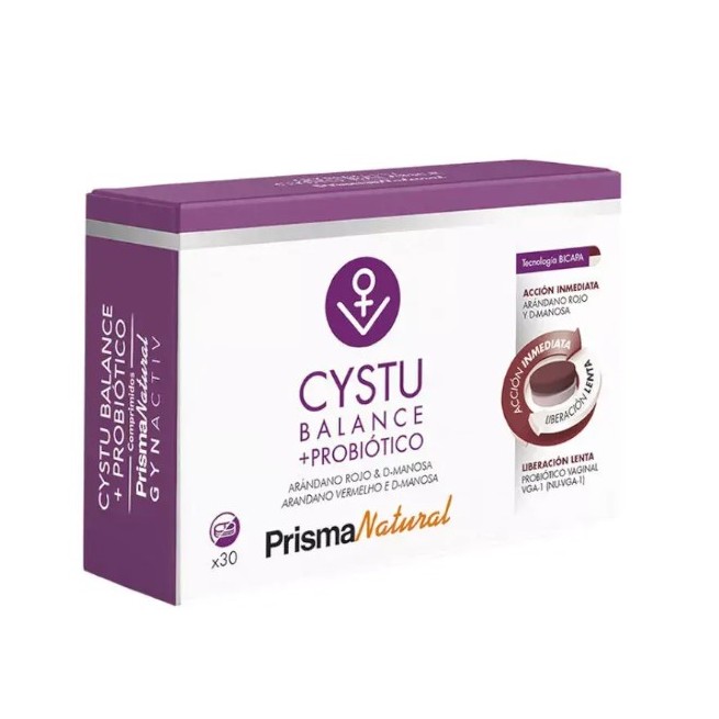 Prisma Natural Cystu Balance +Probiótico 30 Comprimidos