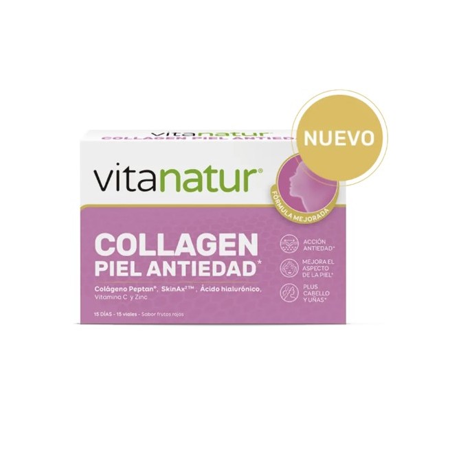 Vitanatur Collagen Piel Antiedad 15 viales