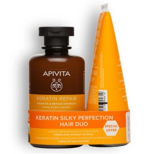 APIVITA PACK KERATIN REPAIR CHAMPÚ+ACONDICIONADOR