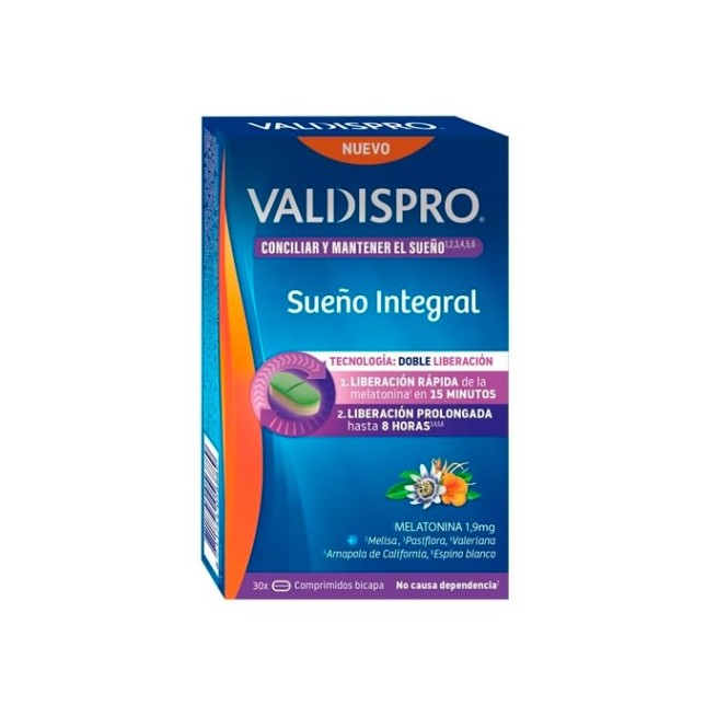 Valdispro Sueño Integral 30 Comprimidos Bicapa