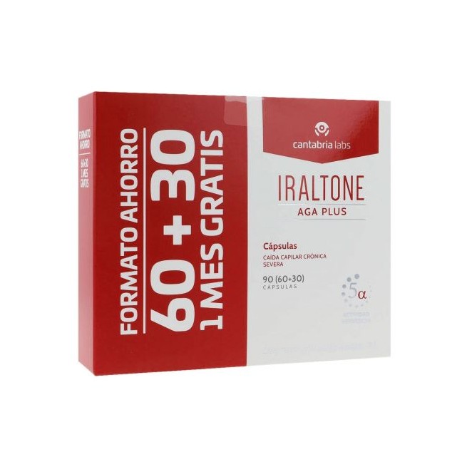 IRALTONE AGA PLUS 60+30 CÁPSULAS