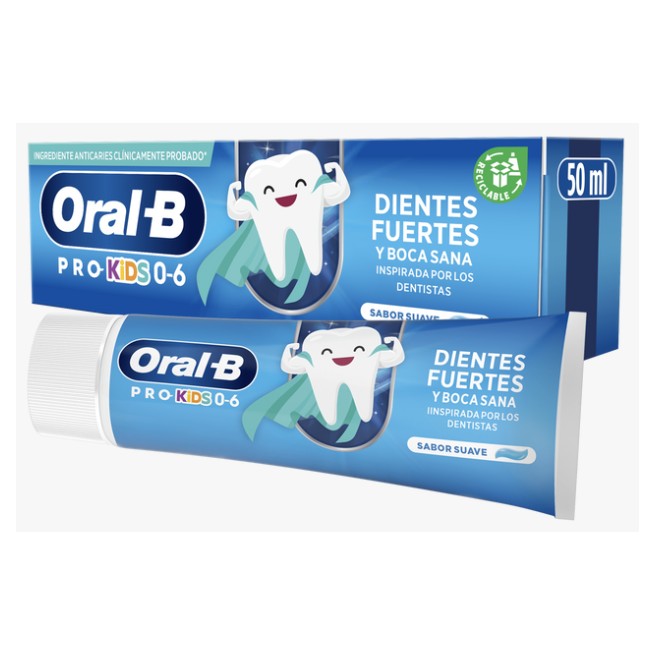 ORAL B PRO-KIDS 6 MESES-6 AÑOS PASTA DENTÍFRICA