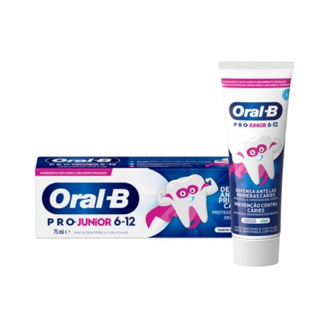 ORAL B PRO - JUNIOR 6-12 AÑOS PASTA DENTÍFRICA 75ML