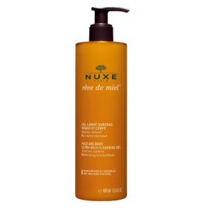 Nuxe Gel Limpiador Dermatológico Rostro Y Cuerpo Reve de Miel 400 ml