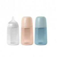 Biberón Silicona Suavinex Soft Colour +3 meses 240ml