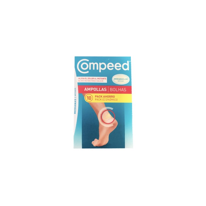 COMPEED AMPOLLAS TALLA MEDIANA 10 UNIDADES