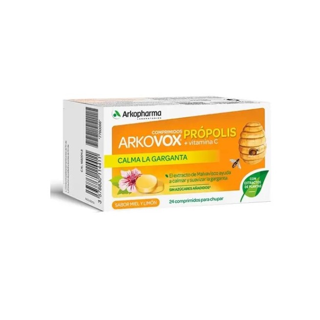 Arkovox Propolis + Vitamina c 24 Comprimidos