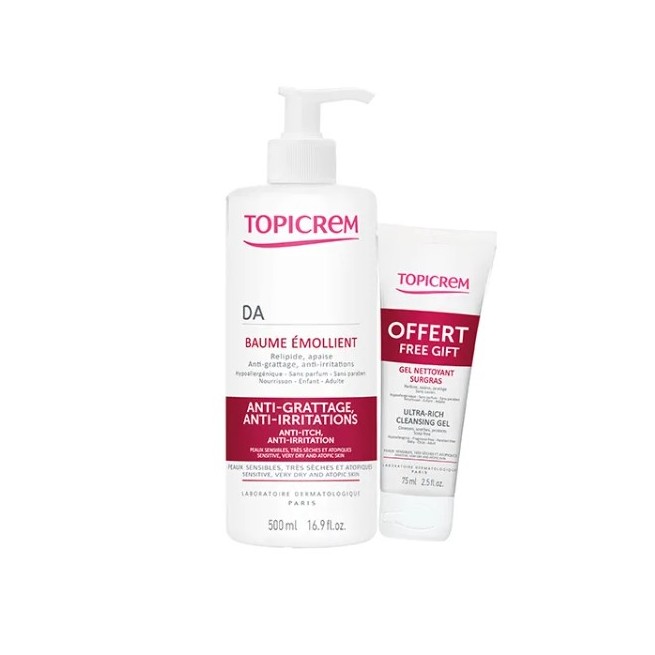 Topicrem DA Bálsamo Emoliente 500 ml + Gel 75 ml