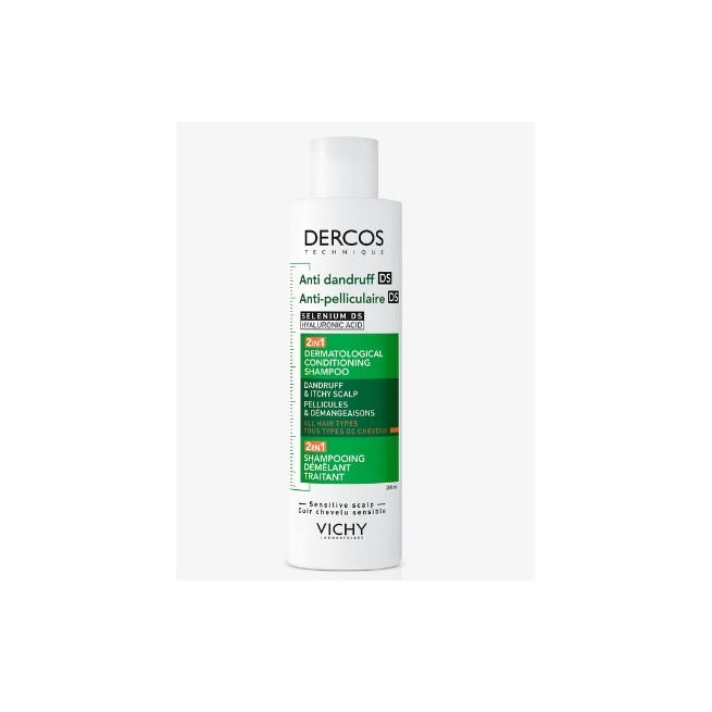 VICHY DERCOS CHAMPU ANTICASPA 2 EN 1 200 ML