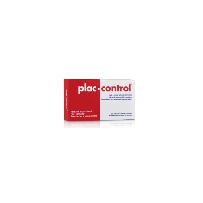 PLAC CONTROL REVELADOR DE PLACA DENTAL 20 COMPRIMIDOS