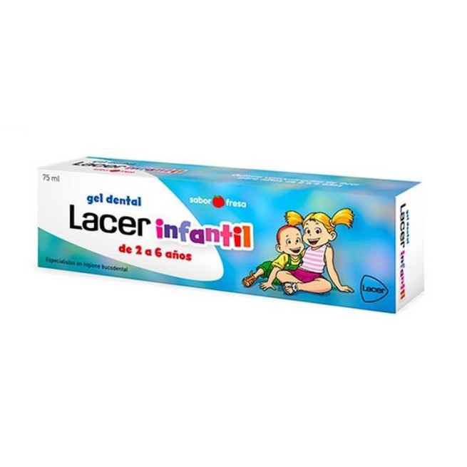 Lacer Infantil Gel Dental Fresa 75Ml