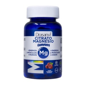 Drasanvi Citrato de Magnesio 45 Gummies Sabor Frambuesa