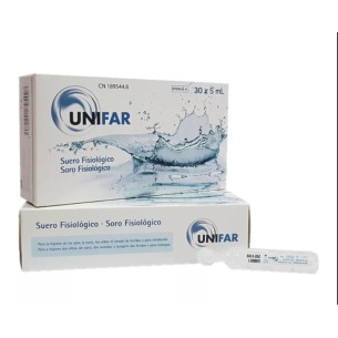 Unifar Suero Fisiológico Monodosis 5 Ml 30 Unidades