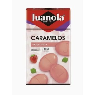 Juanola Caramelos Sabor Fresa Sin Azúcar 50 Gr