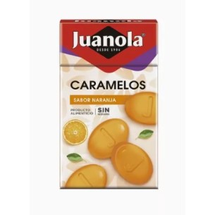 Juanola Caramelos Sabor Naranja Sin Azúcar 50 Gr